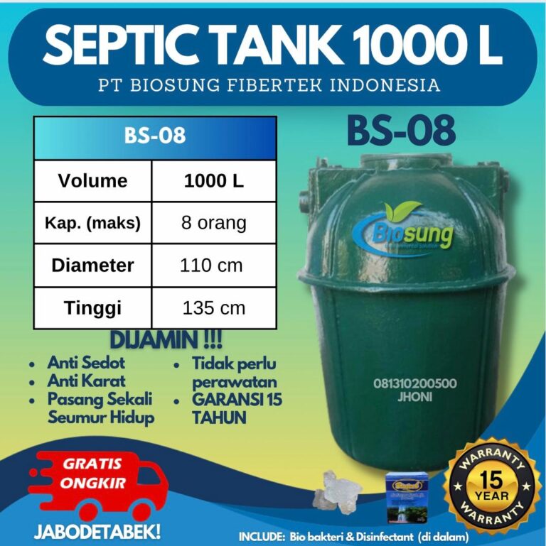 Bio Septic Tank 1000 Liter