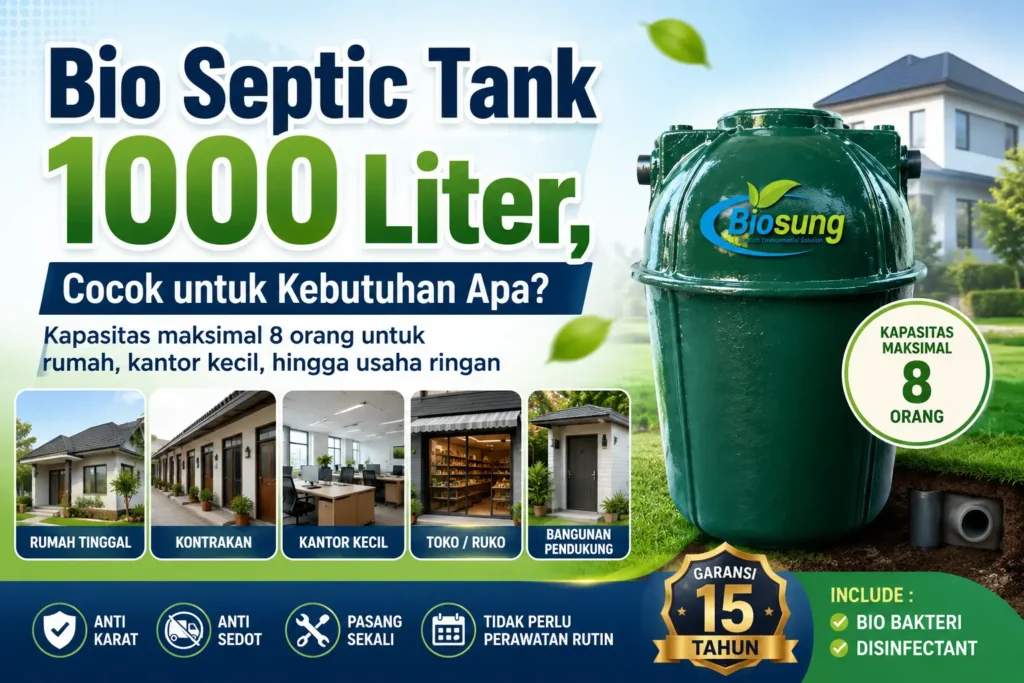 Bio Septic Tank 1000 Liter