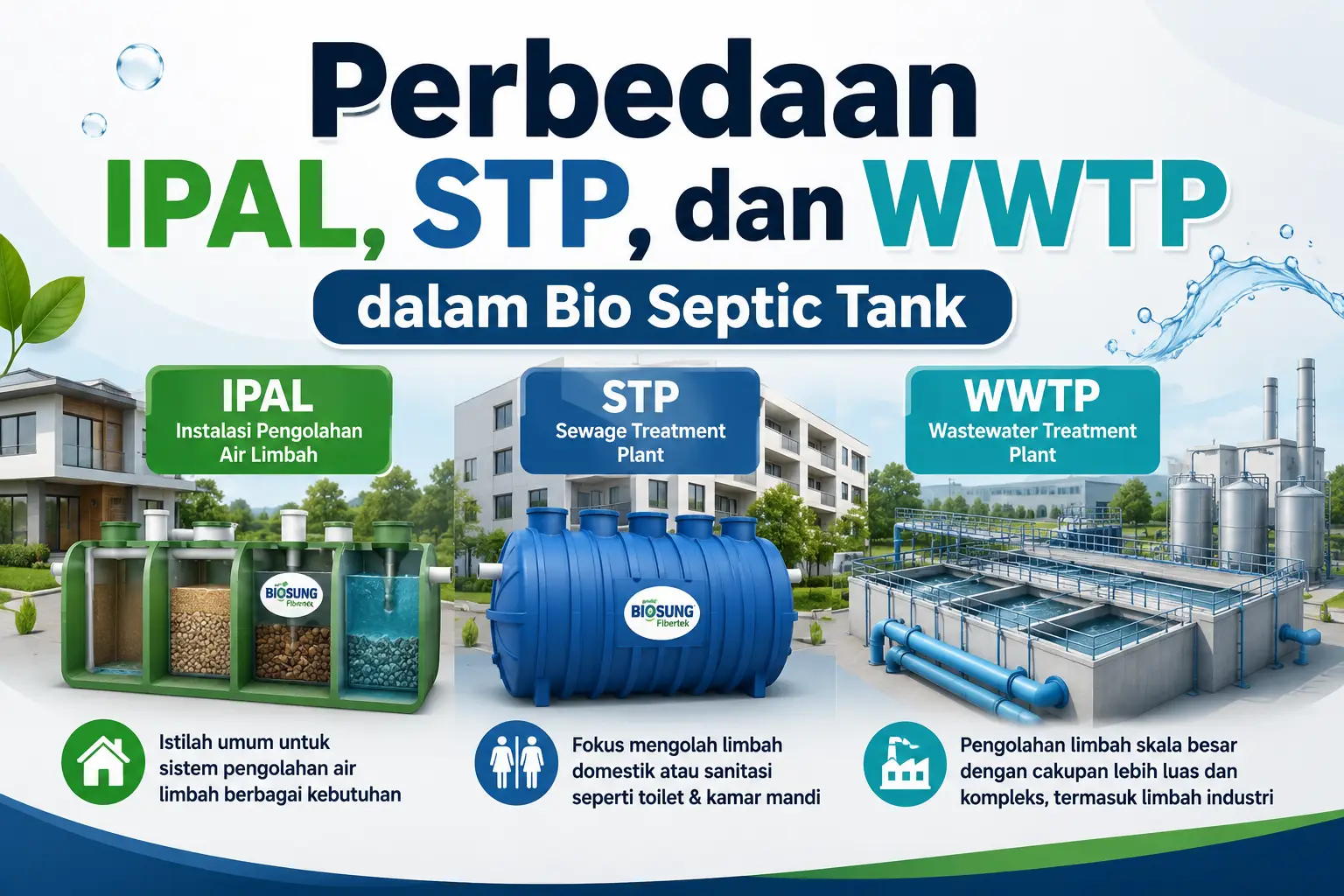Perbedaan IPAL STP dan WWTP