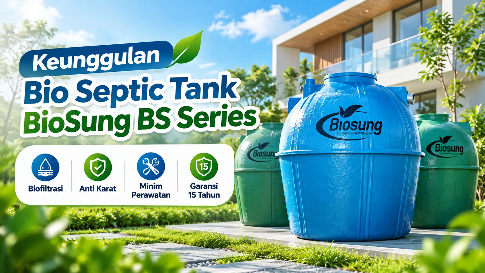 Keunggulan Bio Septic Tank BioSung BS Series